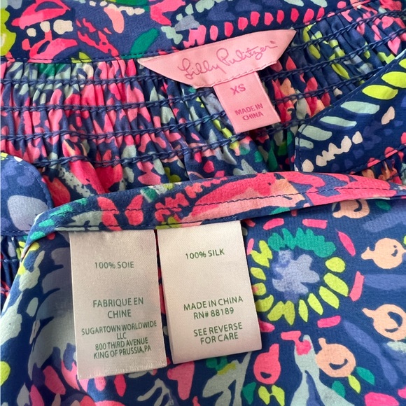 Lilly Pulitzer Elsa Silk Top - Picture 4 of 5